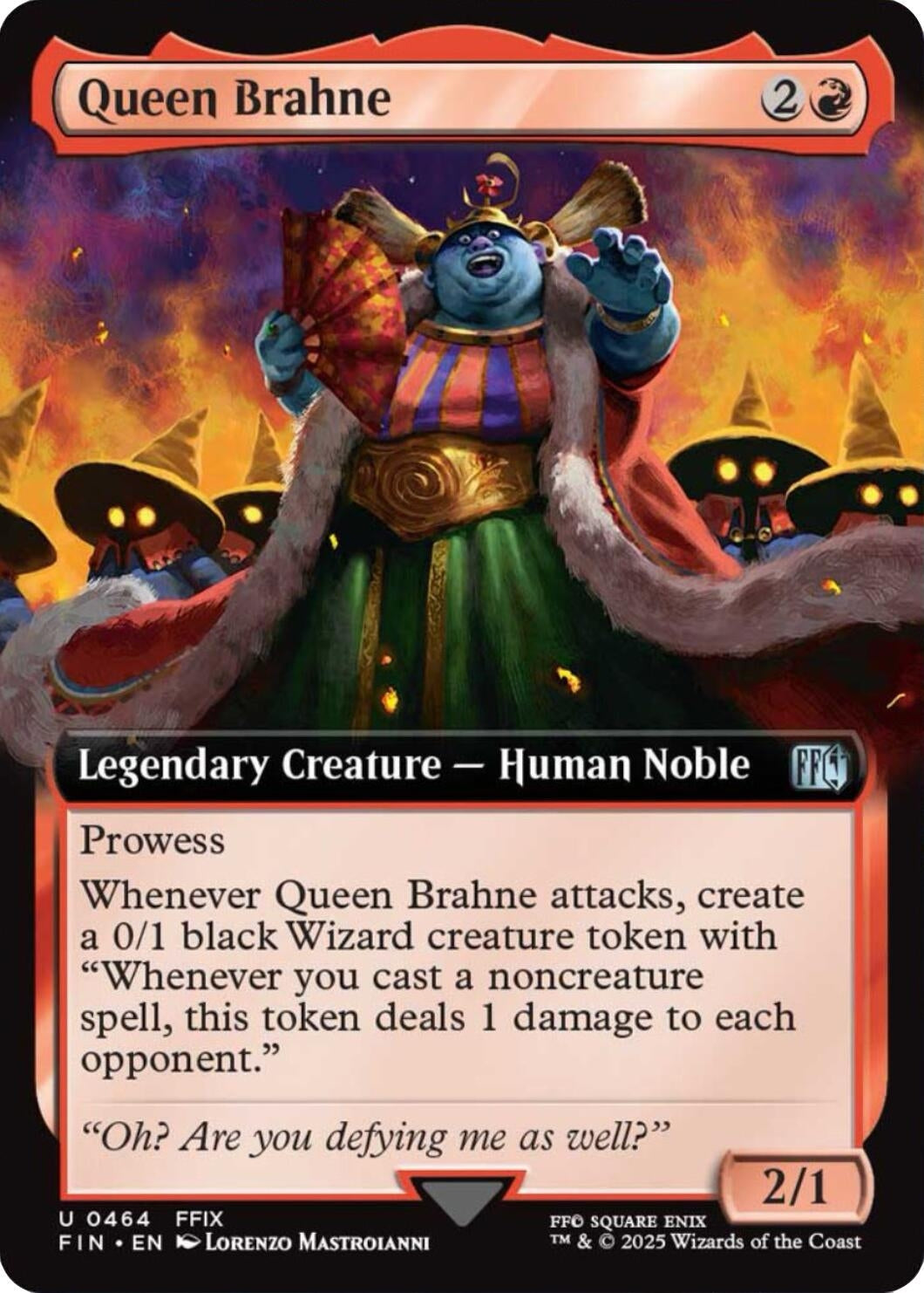 Image for Queen Brahne (Extended Art) (464) - Magic: The Gathering