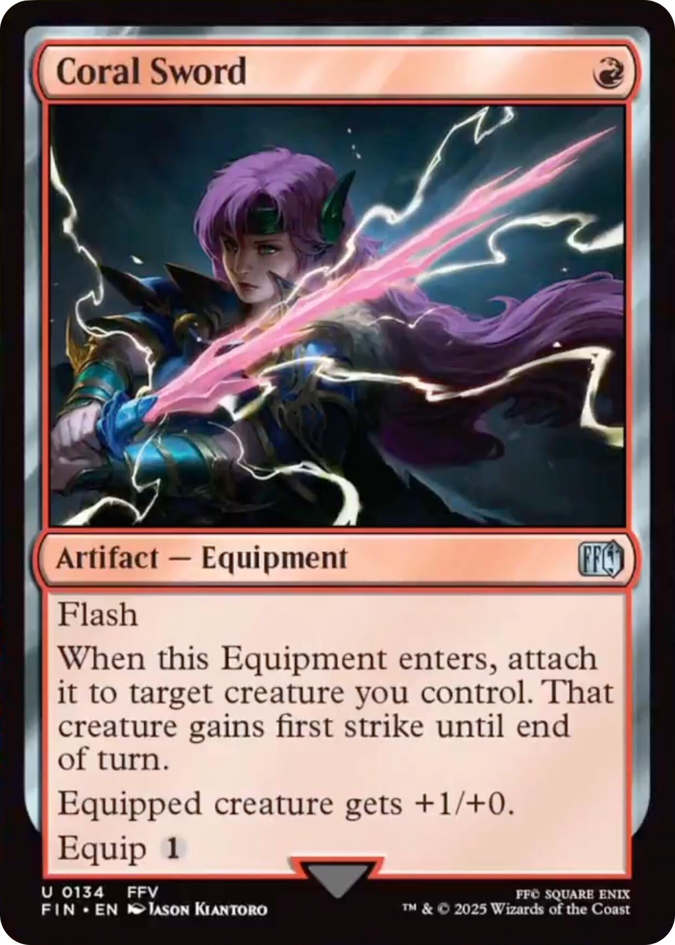 Image for Coral Sword (134) - Magic: The Gathering