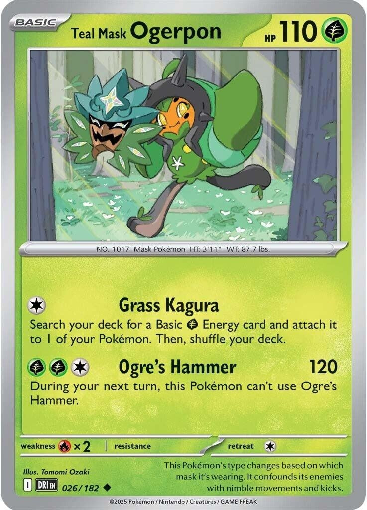 Teal Mask Ogerpon (026/182)