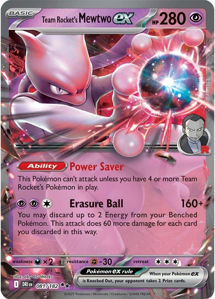 Team Rocket's Mewtwo ex (081/182)