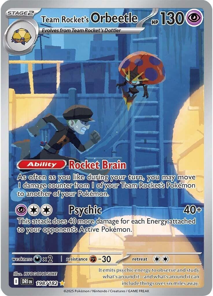 Team Rocket's Orbeetle (198/182)