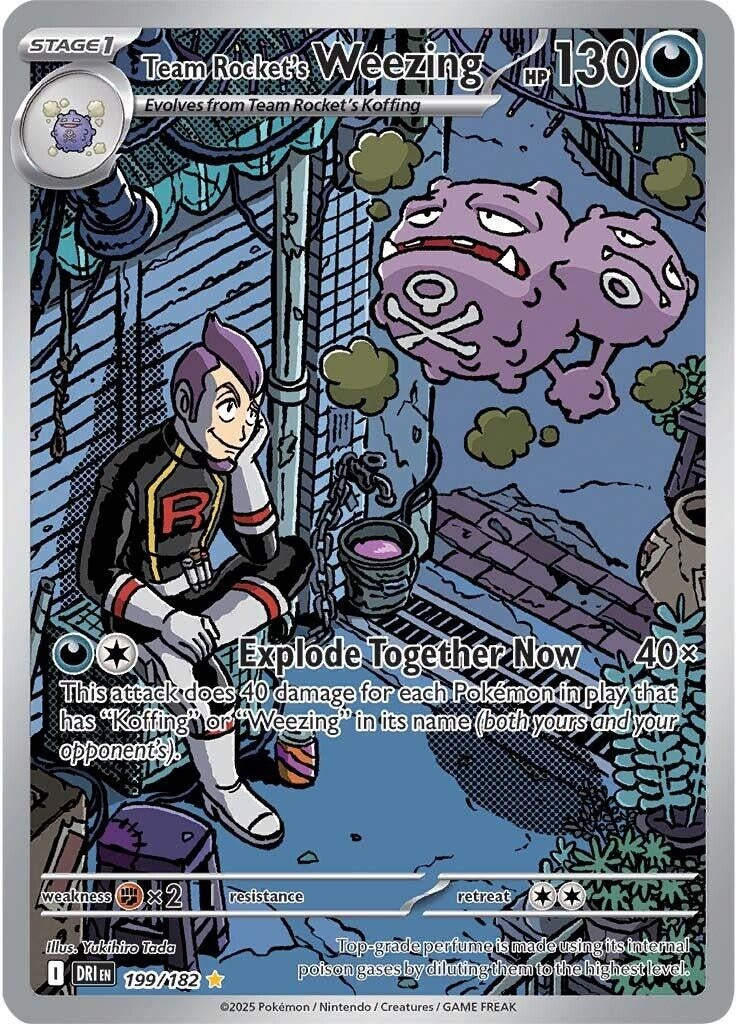 Team Rocket's Weezing (199/182)