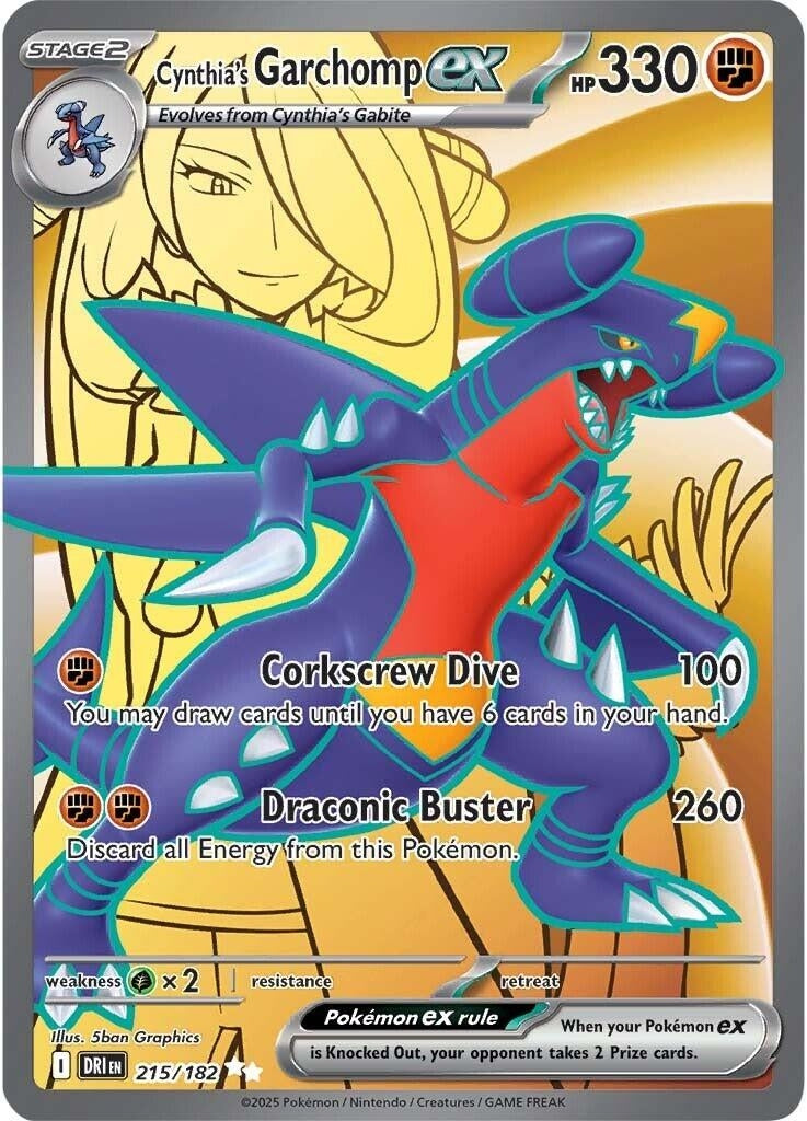 Cynthia's Garchomp ex (215/182)