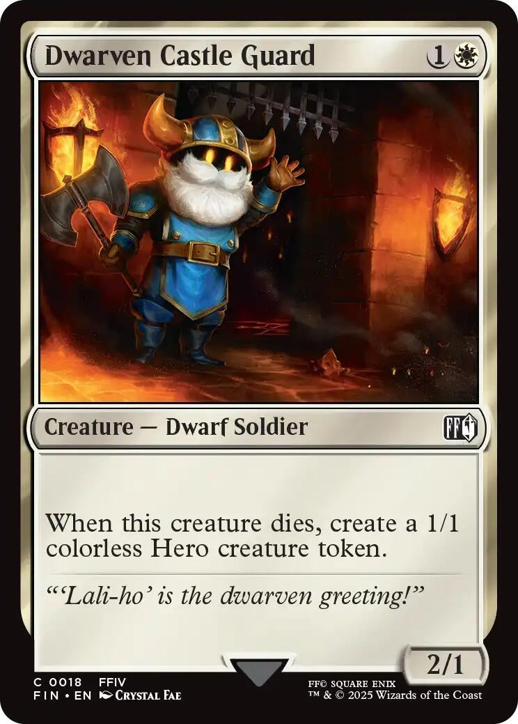 Image for Dwarven Castle Guard (18) - Magic: The Gathering