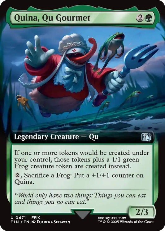 Image for Quina, Qu Gourmet (Extended Art) (471) - Magic: The Gathering