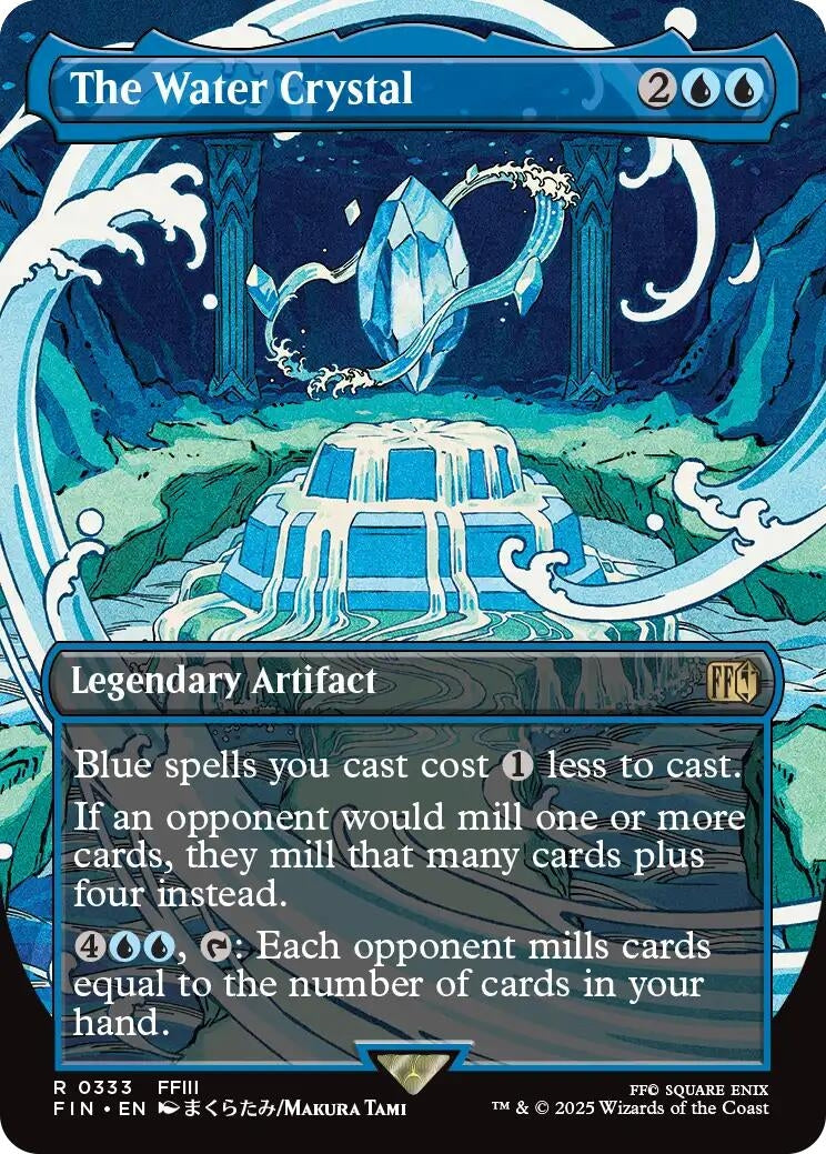 Image for The Water Crystal (Borderless) (333) - Magic: The Gathering