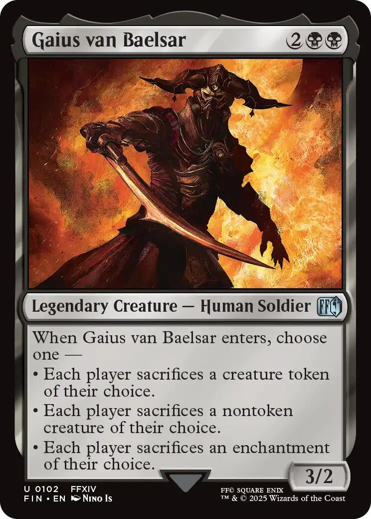 Image for Gaius van Baelsar (102) - Magic: The Gathering