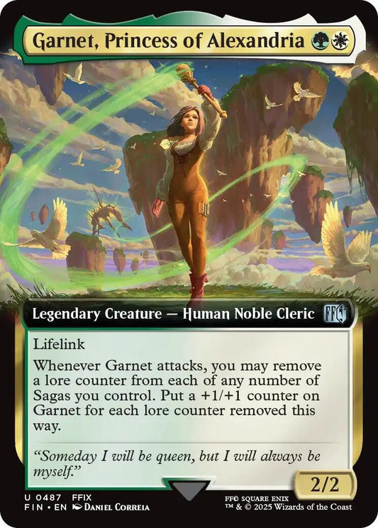 Image for Garnet, Princess of Alexandria (Extended Art) (487) - Magic: The Gathering