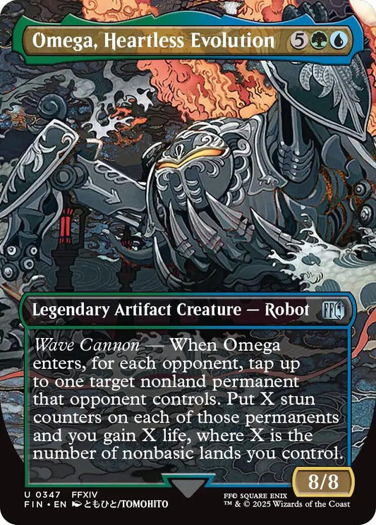 Image for Omega, Heartless Evolution (Borderless) (347) - Magic: The Gathering