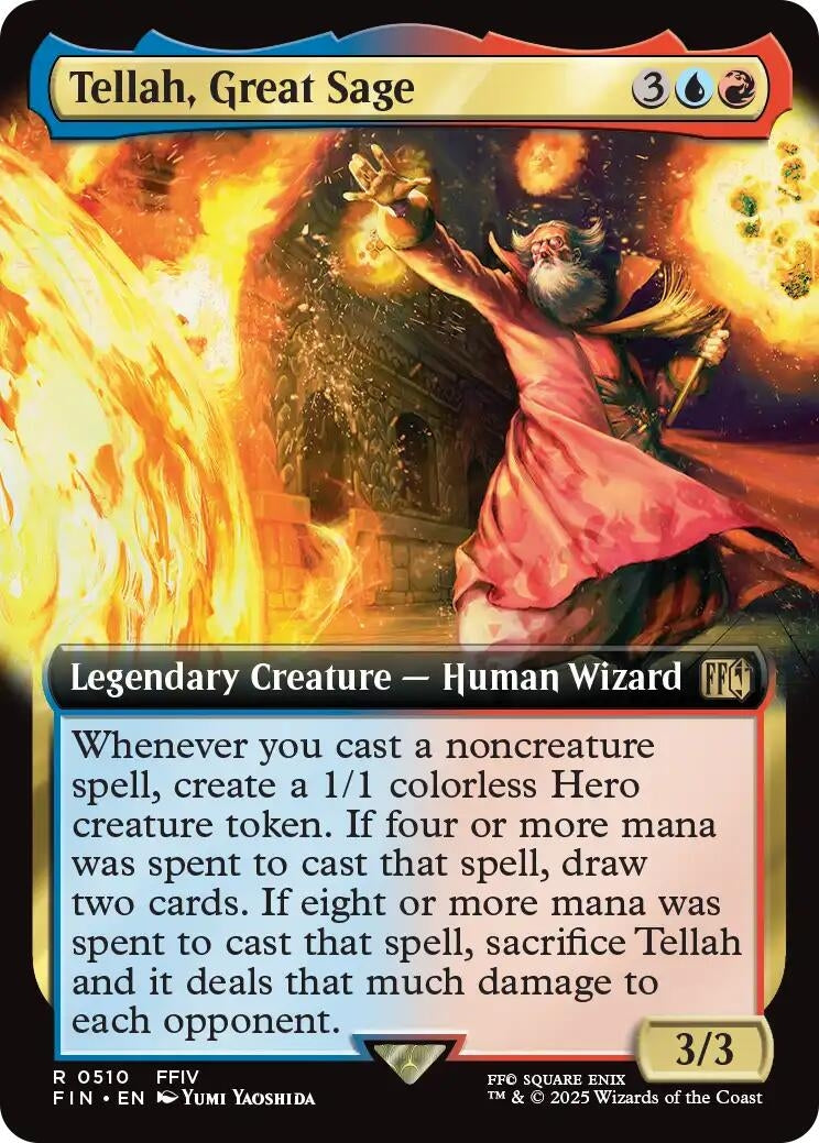 Image for Tellah, Great Sage (Extended Art) (510) - Magic: The Gathering