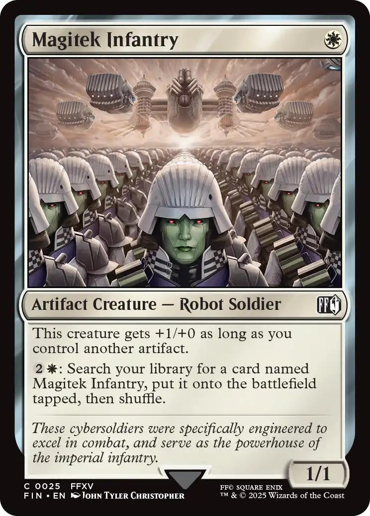 Image for Magitek Infantry (25) - Magic: The Gathering
