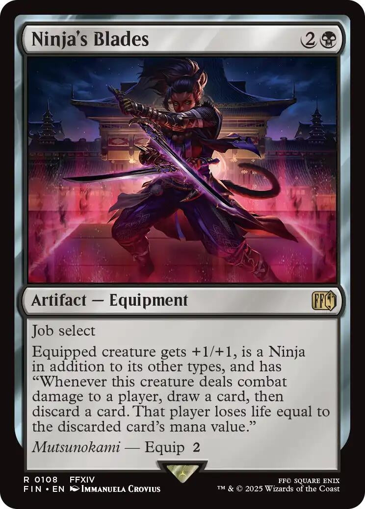 Image for Ninja's Blades (108) - Magic: The Gathering