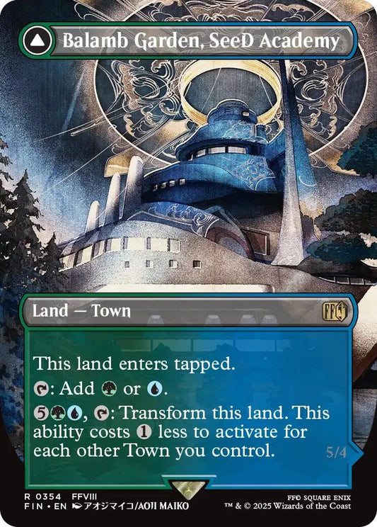 Image for Balamb Garden, SeeD Academy (Borderless) (354) - Magic: The Gathering