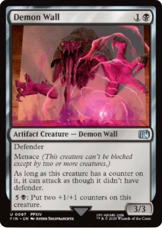 Image for Demon Wall (97) - Magic: The Gathering