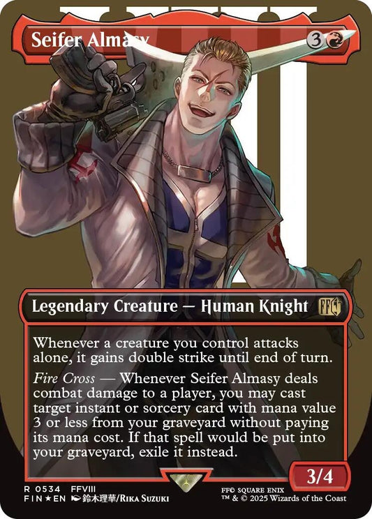 Image for Seifer Almasy (Borderless) (Surge Foil) (534) - Magic: The Gathering