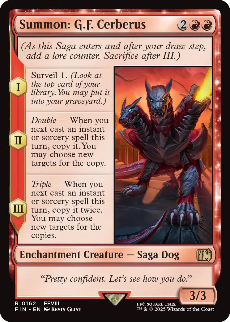 Image for Summon: G.F. Cerberus (162) - Magic: The Gathering