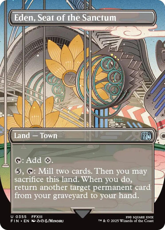 Image for Eden, Seat of the Sanctum (Borderless) (355) - Magic: The Gathering
