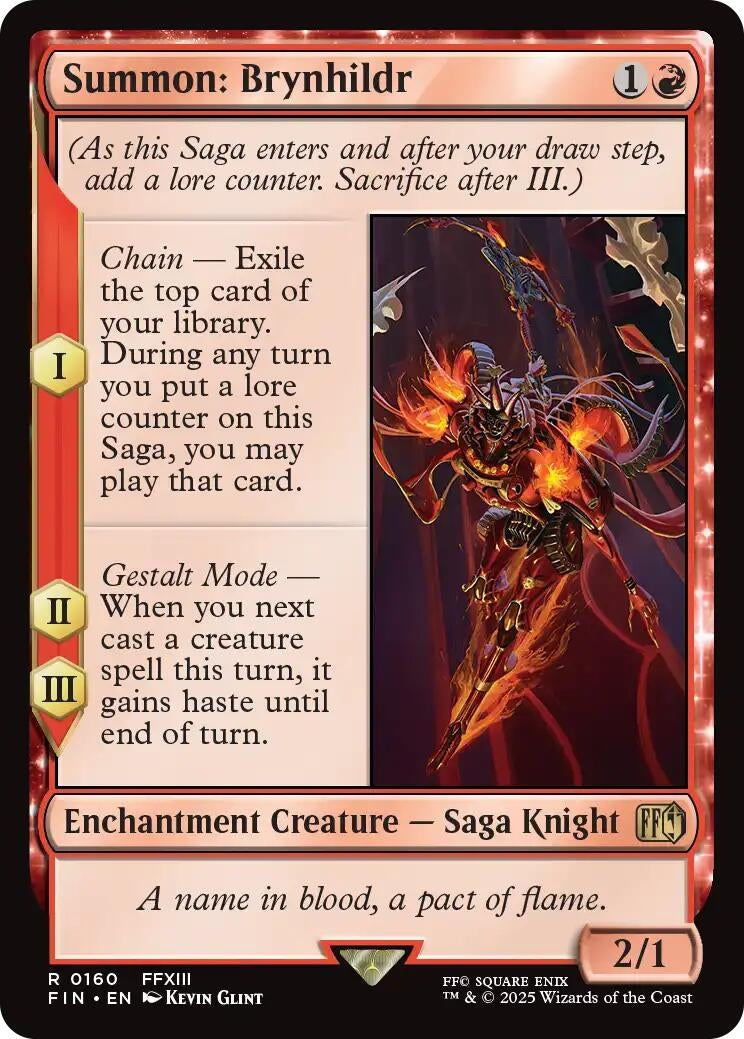 Image for Summon: Brynhildr (160) - Magic: The Gathering