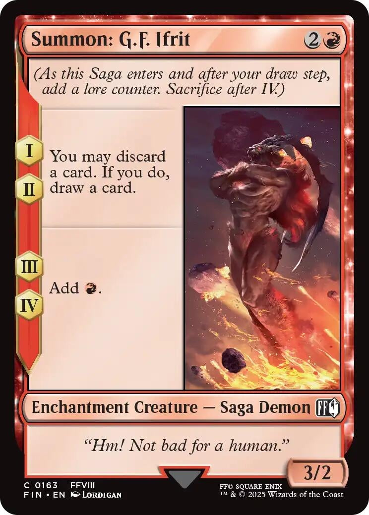 Image for Summon: G.F. Ifrit (163) - Magic: The Gathering