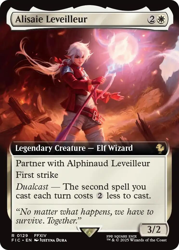 Image for Alisaie Leveilleur (Extended Art) (129) - Magic: The Gathering