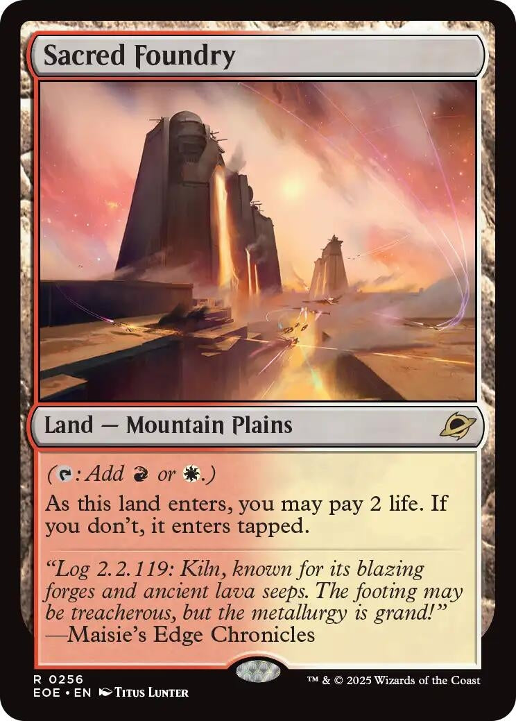 Image for Sacred Foundry (256) - Magic: The Gathering