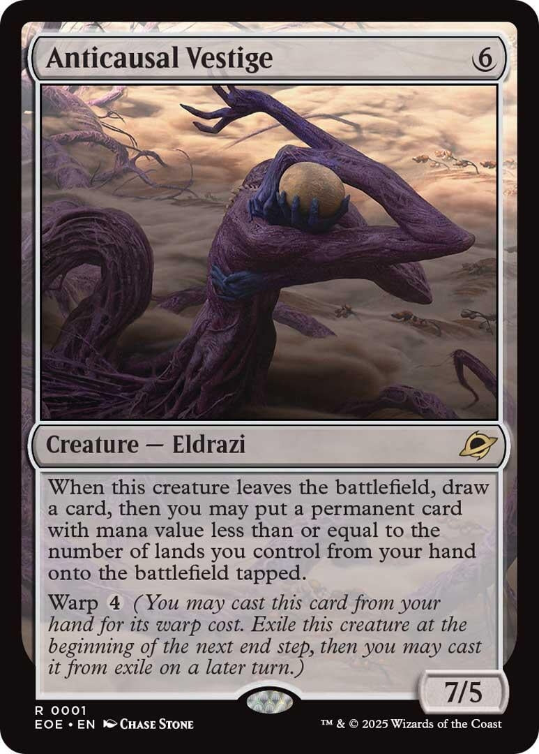 Image for Anticausal Vestige (1) - Magic: The Gathering