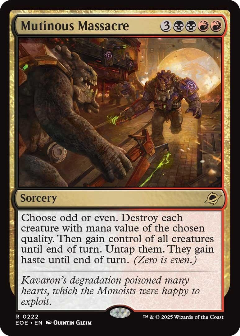 Image for Mutinous Massacre (222) - Magic: The Gathering