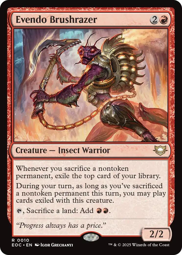 Image for Evendo Brushrazer (10) - Magic: The Gathering