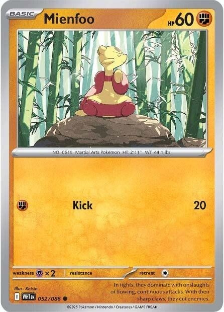 Image for Mienfoo (052/086) - Pokemon