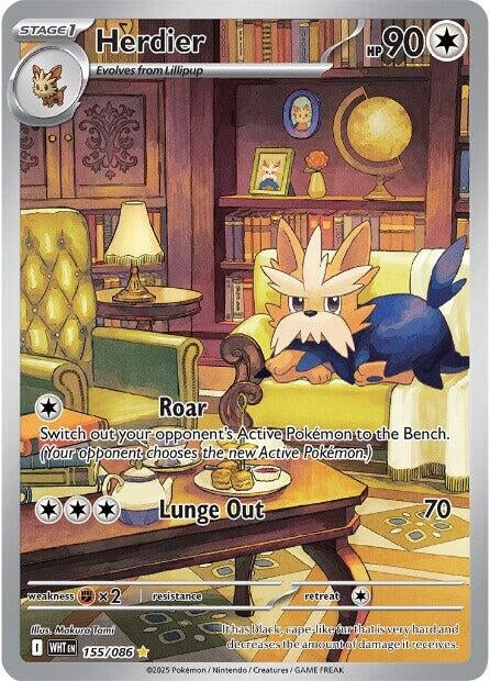 Image for Herdier (155/086) - Pokemon