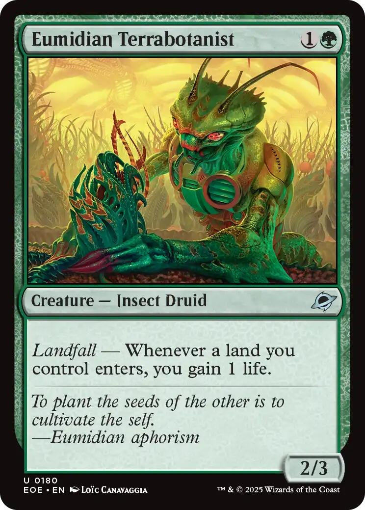 Image for Eumidian Terrabotanist (180) - Magic: The Gathering