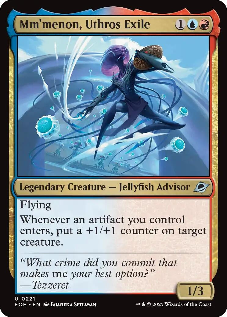 Image for Mm'menon, Uthros Exile (221) - Magic: The Gathering