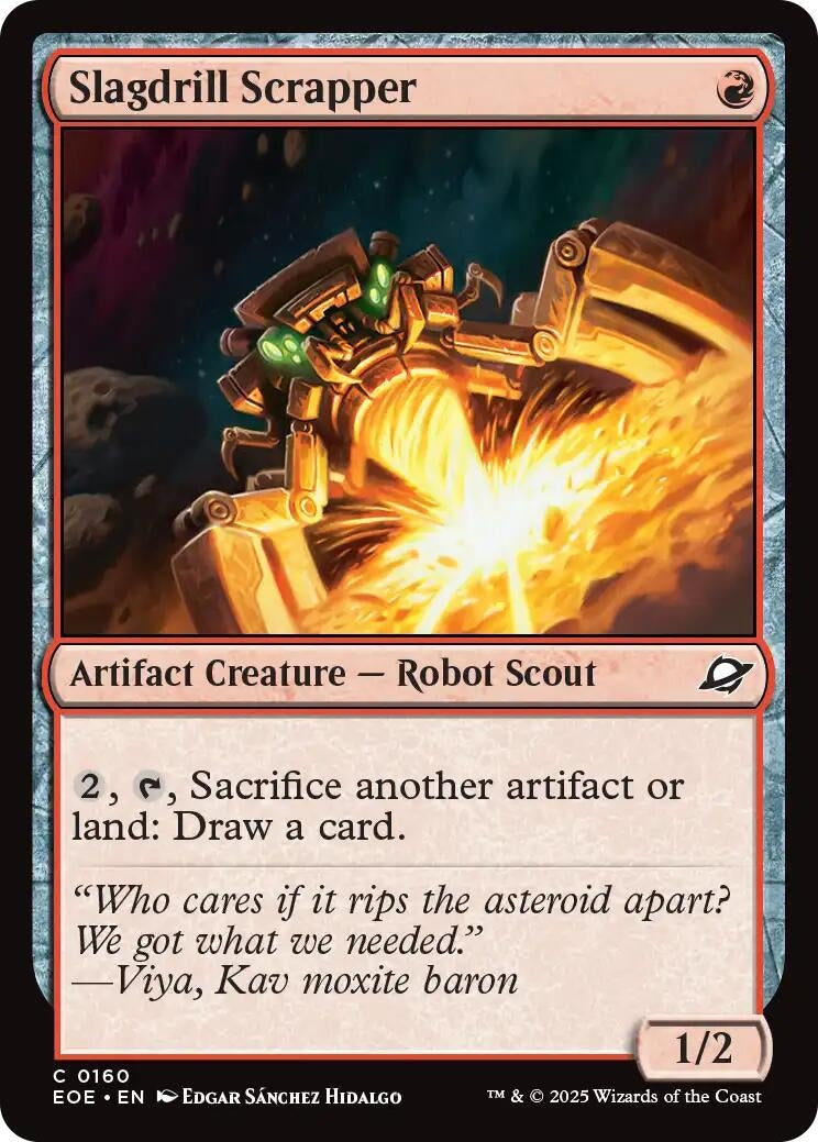 Image for Slagdrill Scrapper (160) - Magic: The Gathering