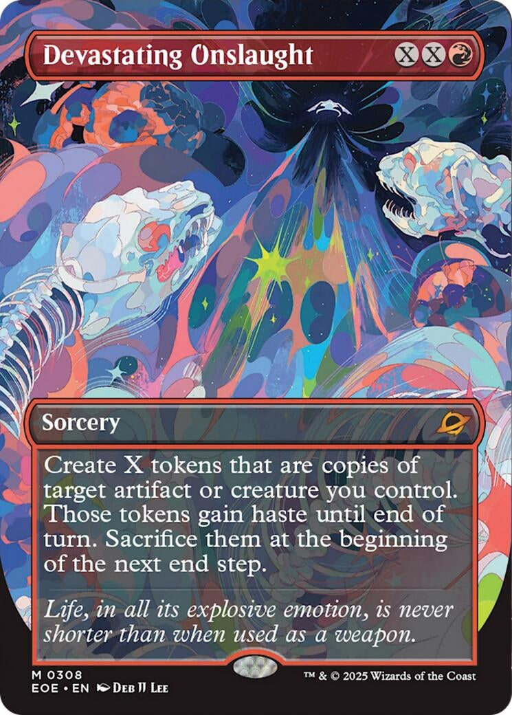 Image for Devastating Onslaught (Borderless) (308) - Magic: The Gathering