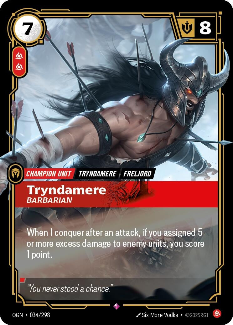 Tryndamere - Barbarian (034/298)