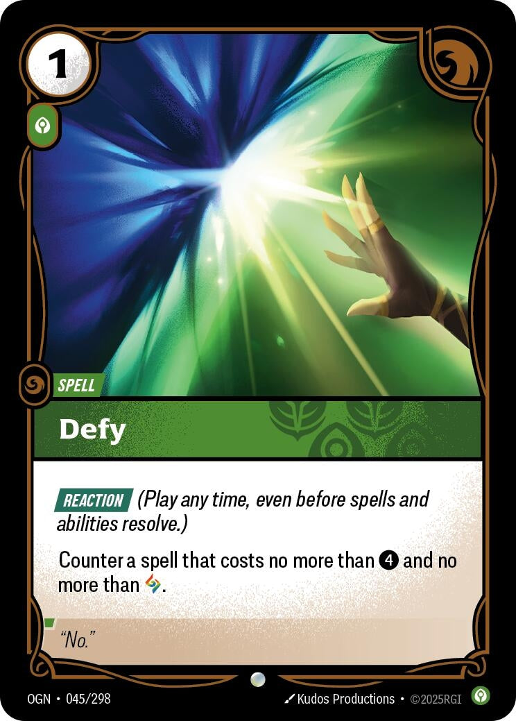 Image for Defy (045/298) - Riftbound: League of Legends Trading Card Game