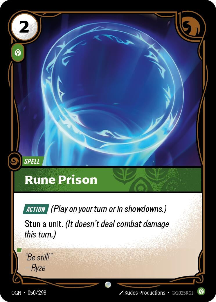 Image for Rune Prison (050/298) - Riftbound: League of Legends Trading Card Game