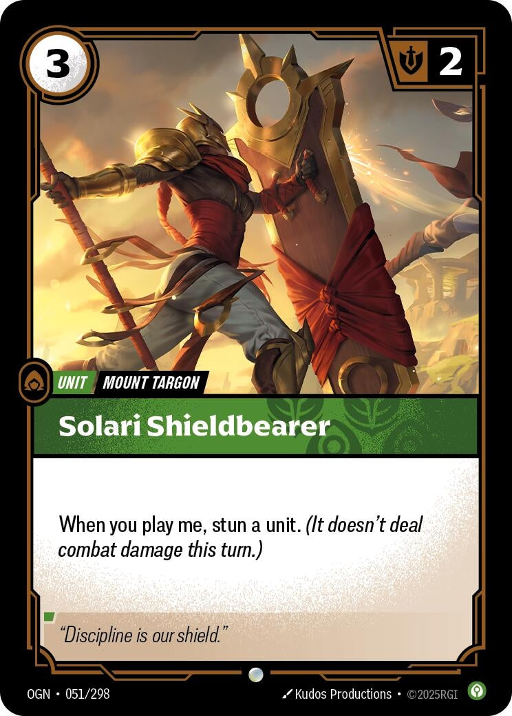 Image for Solari Shieldbearer (051/298) - Riftbound: League of Legends Trading Card Game