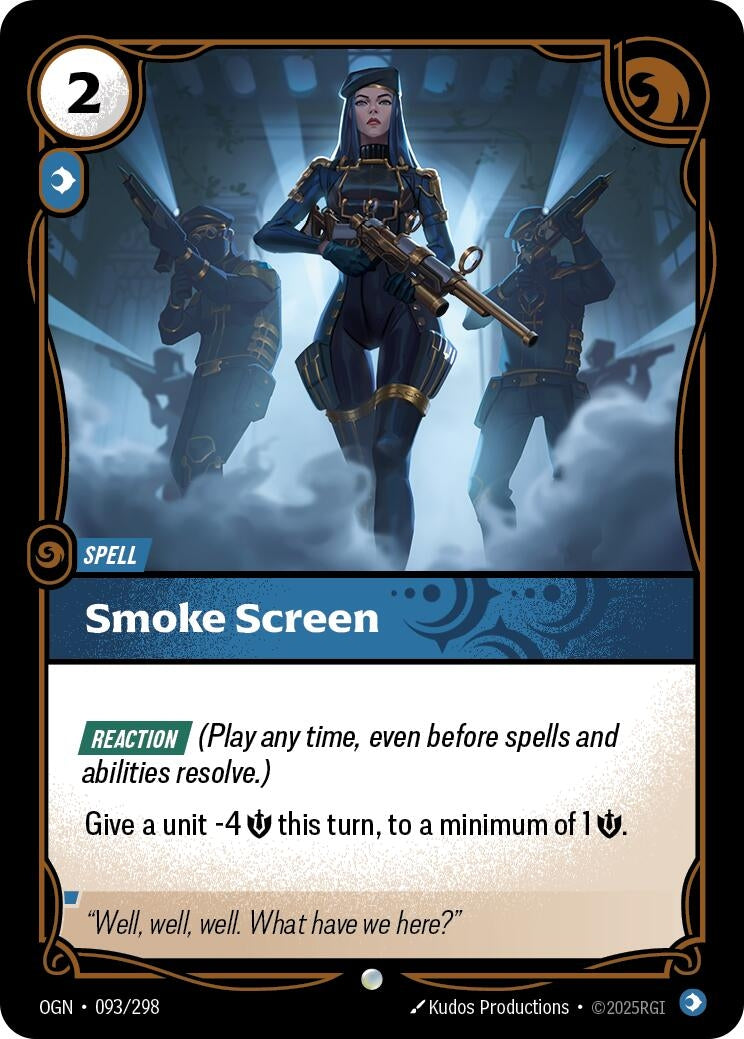 Image for Smoke Screen (093/298) - Riftbound: League of Legends Trading Card Game