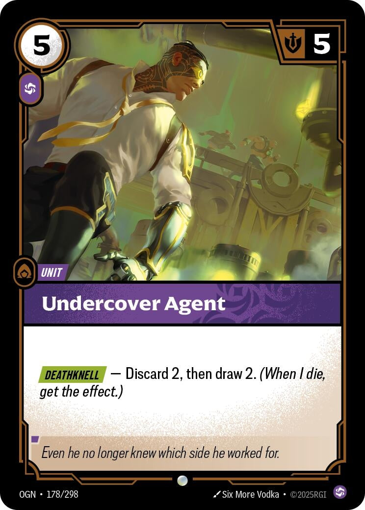 Image for Undercover Agent (178/298) - Riftbound: League of Legends Trading Card Game