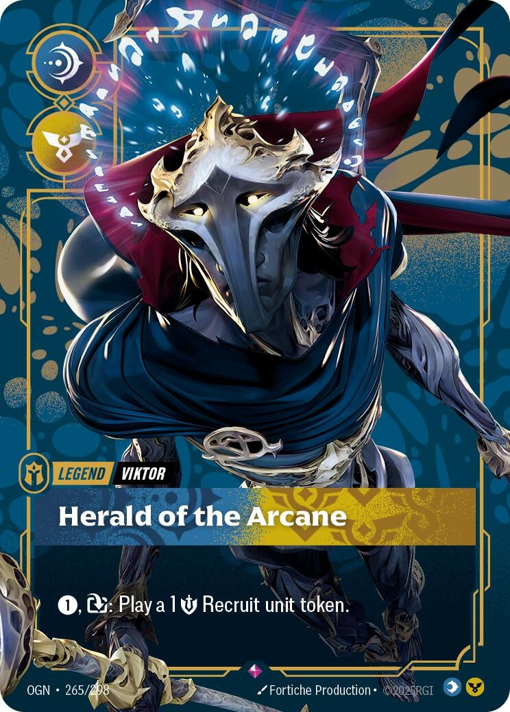 Image for Viktor - Herald of the Arcane (265/298) - Riftbound: League of Legends Trading Card Game