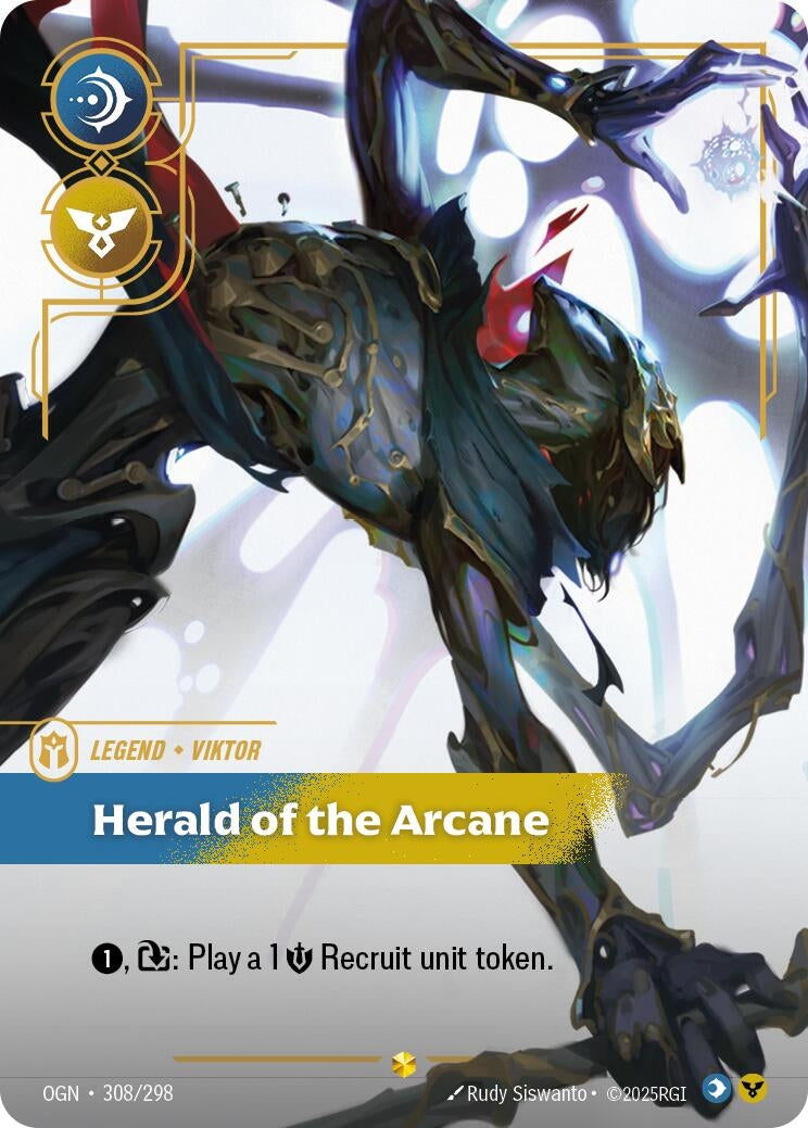 Image for Viktor - Herald of the Arcane (Overnumbered) (308/298) - Riftbound: League of Legends Trading Card Game