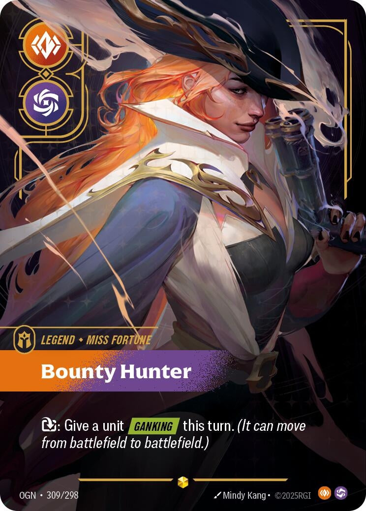Image for Miss Fortune - Bounty Hunter (Overnumbered) (309/298) - Riftbound: League of Legends Trading Card Game