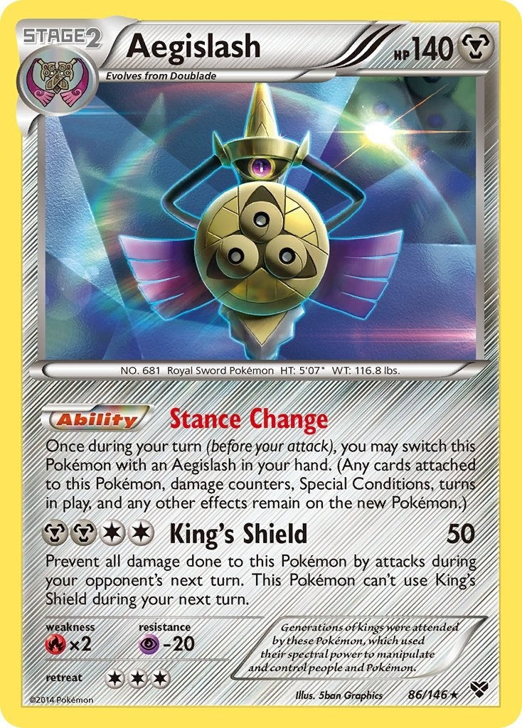 Image for Aegislash (86) (86/146) - Pokemon