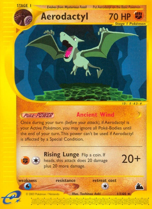 Image for Aerodactyl (001/144) - Pokemon