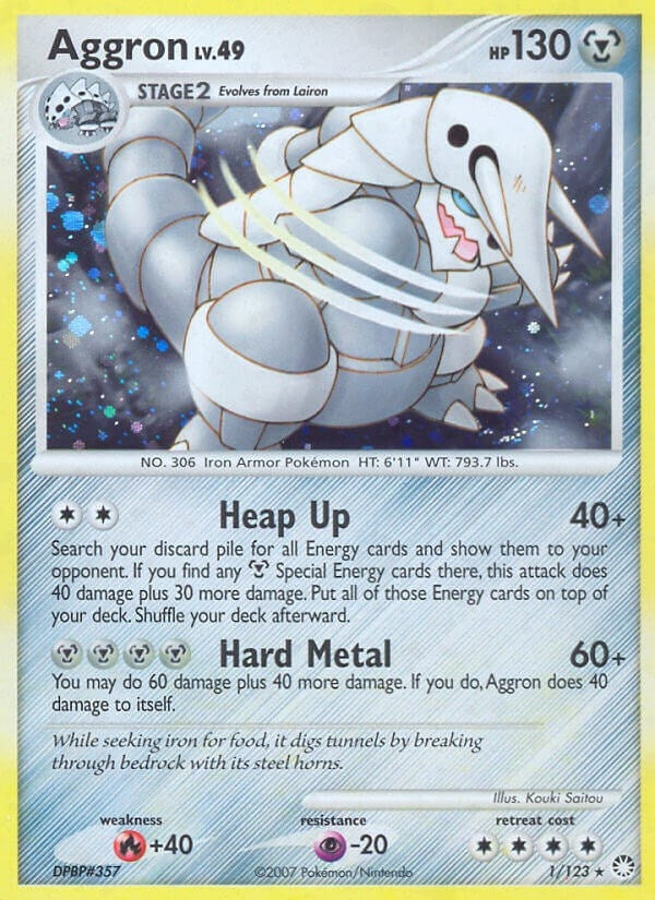 Image for Aggron (1/123) - Pokemon