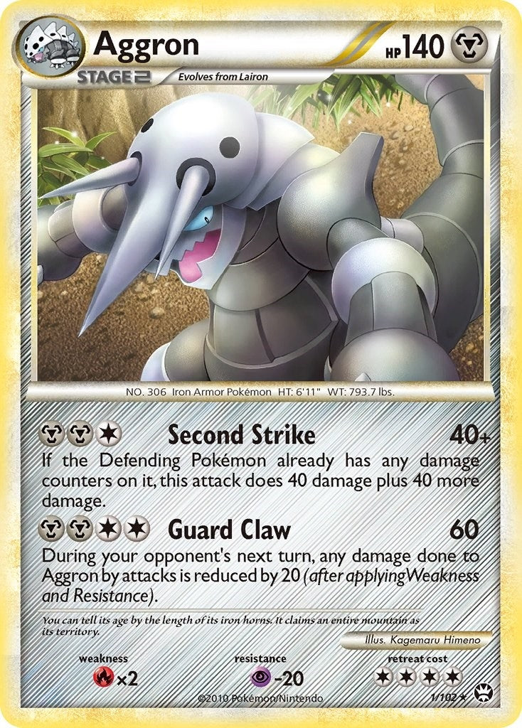 Image for Aggron (1/102) - Pokemon