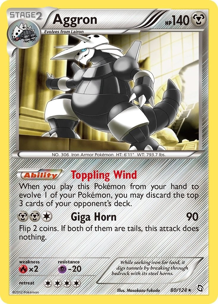 Image for Aggron (80/124) - Pokemon