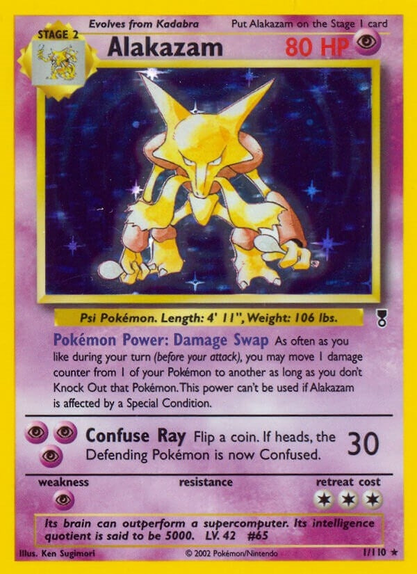 Image for Alakazam (001/110) - Pokemon