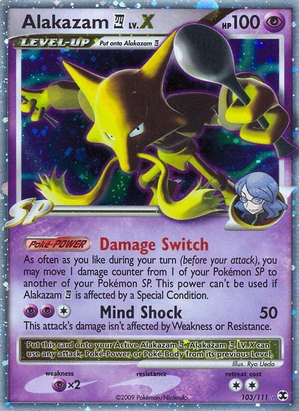 Image for Alakazam E4 Lv.X (103/111) - Pokemon